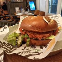 The "Snitzburger" at Goodness in Tel Aviv