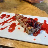 Chocolate cake desert #Veganuary at Goodness in Tel Aviv