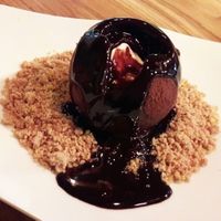 Chocolate galaxy at Goodness in Tel Aviv