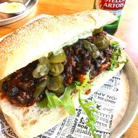 Amazing Vegan Sloppy Joe at Goodness in Tel Aviv