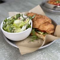 Merguez sausage croissant   at Goodness in Tel Aviv