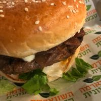 Vegan burger - original  at Goodness in Tel Aviv