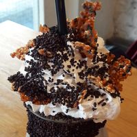 Chocolate Milkshake at Goodness in Tel Aviv