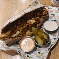 Veg Shwarma at Goodness in Tel Aviv