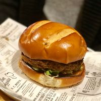 Mexican burger at Goodness in Tel Aviv
