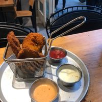 Forest & portobello nuggets  at Goodness in Tel Aviv