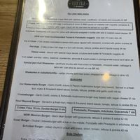English Menu July 2019 at Goodness in Tel Aviv