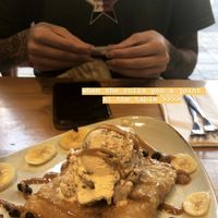 We probably ate this like ten times during our trip lol at Goodness in Tel Aviv