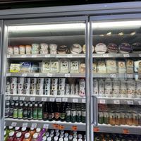 Vegan butter and yogurt. Along with kombucha and other drinks at Olive - Mercadinho Natural in Sao Paulo