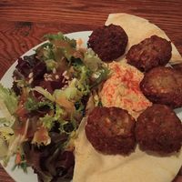 Falafel at Chilimosa in Tarifa