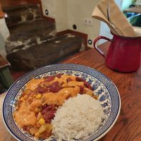 Chili "sin" Carne (10 eur) at Chilimosa in Tarifa