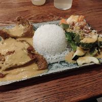 Seitan platter at Chilimosa in Tarifa