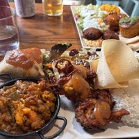 Vegan Indian Selection  at Chilimosa in Tarifa