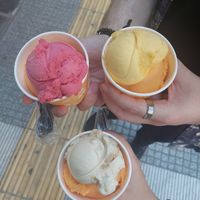 definitely try the lemon pie ice cream at Pasalidis in Thessaloniki