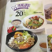 Meatless Monday discount! at Goodness Greens Cafe in Kuala Lumpur