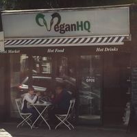 Outside at Vegan HQ in West London