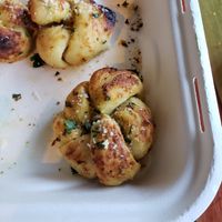 Garlic knots!! at Virtuous Pie in Portland