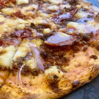 Sweet Pepper & Sausage #Veganuary at Virtuous Pie in Portland