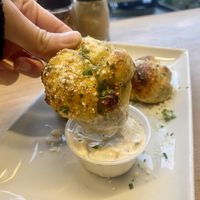 The garlic ranch is fantastic!  #Veganuary at Virtuous Pie in Portland