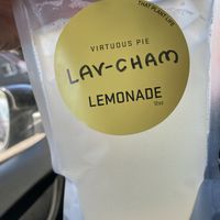 lavender chamomile lemonade  at Virtuous Pie in Portland