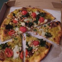 Ultraviolet pizza at Virtuous Pie in Portland