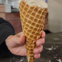 Carmel Macchiato cone at Virtuous Pie in Portland