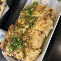 Garlic Focaccia bread. So tasty!  at Virtuous Pie in Portland