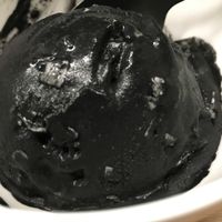 Banana-Charcoal-Coconut Ice Cream at Virtuous Pie in Portland