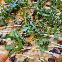 Super funghi at Virtuous Pie in Portland