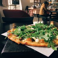 Super funghi at Virtuous Pie in Portland