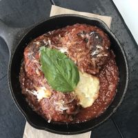 Italian meatballs  at Virtuous Pie in Portland