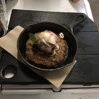 Skillet cookie! at Virtuous Pie in Portland