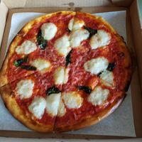 Margherita = yummmmm at Virtuous Pie in Portland