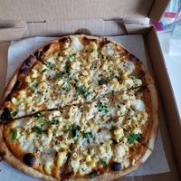 MAC + CHEEZA

 = Holy dayum! at Virtuous Pie in Portland