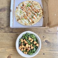 Stranger Wings & Kale Salad  at Virtuous Pie in Portland