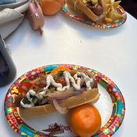 vegan hot dog at Disneyland - Award Weiners in Anaheim