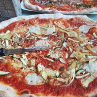 Delicious, fresh pizza #Veganuary at Organic Pizza in Salzburg