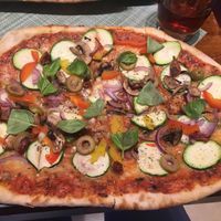 Vegan Pizza number 1  at Organic Pizza in Salzburg