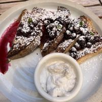 Brunch:  the Blueberry French Toast!  at Donna Jean in San Diego