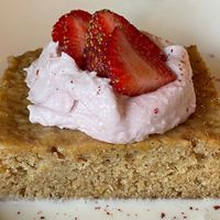 tasty tres leches cake  at Donna Jean in San Diego