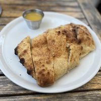 House Bread with the famous garlic butter.   at Donna Jean in San Diego
