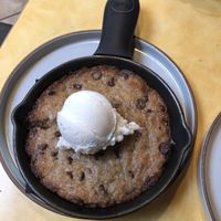 Chocolate Chip Cookie a la mode  at Donna Jean in San Diego