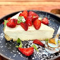 Vegan cheesecake  #Veganuary at Donna Jean in San Diego