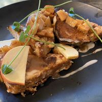 Cinnamon apple French toast at Donna Jean in San Diego