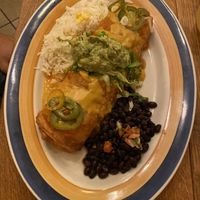The life changing chimichanga!  at The Greyhound Cafe in Malvern