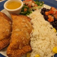 Empanada platter at The Greyhound Cafe in Malvern