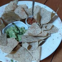 Guacamole and chips at Gringo Mike's in San Gil