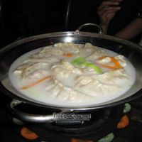 Dumpling soup at Cafe China in Yangshuo