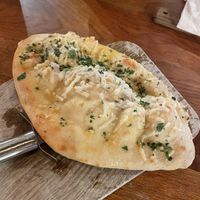 Vegan cheesy garlic bread  at The Stable in Birmingham