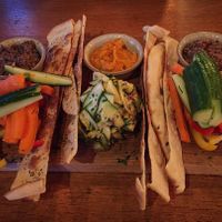 Sharing platter for starters at The Stable in Birmingham